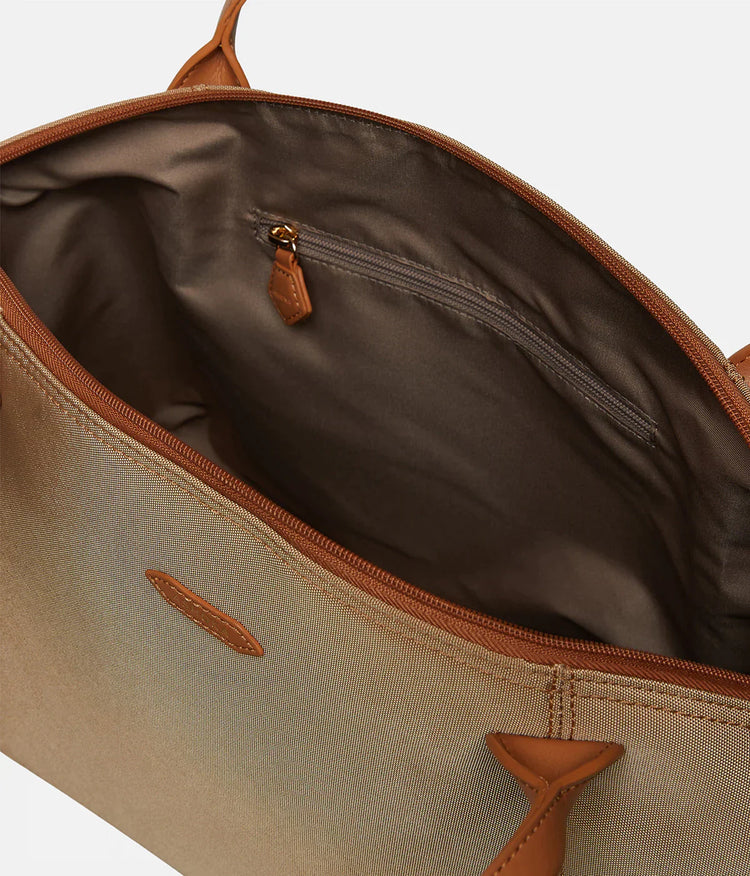 Grand sac à main caramel en cuir de pomme pour femme