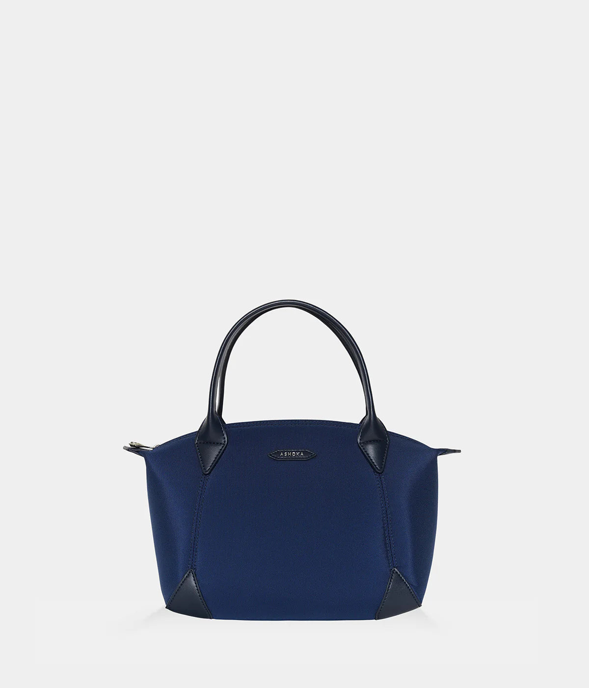 Petit sac à main bleu marine en cuir de pomme pour femme