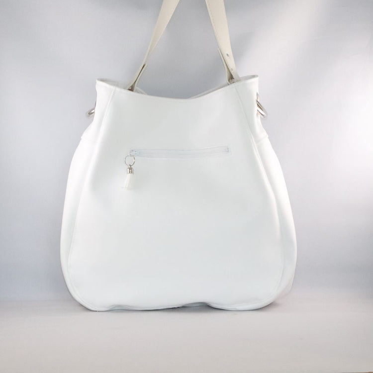 Sac à main blanc femme en cuir de fruit